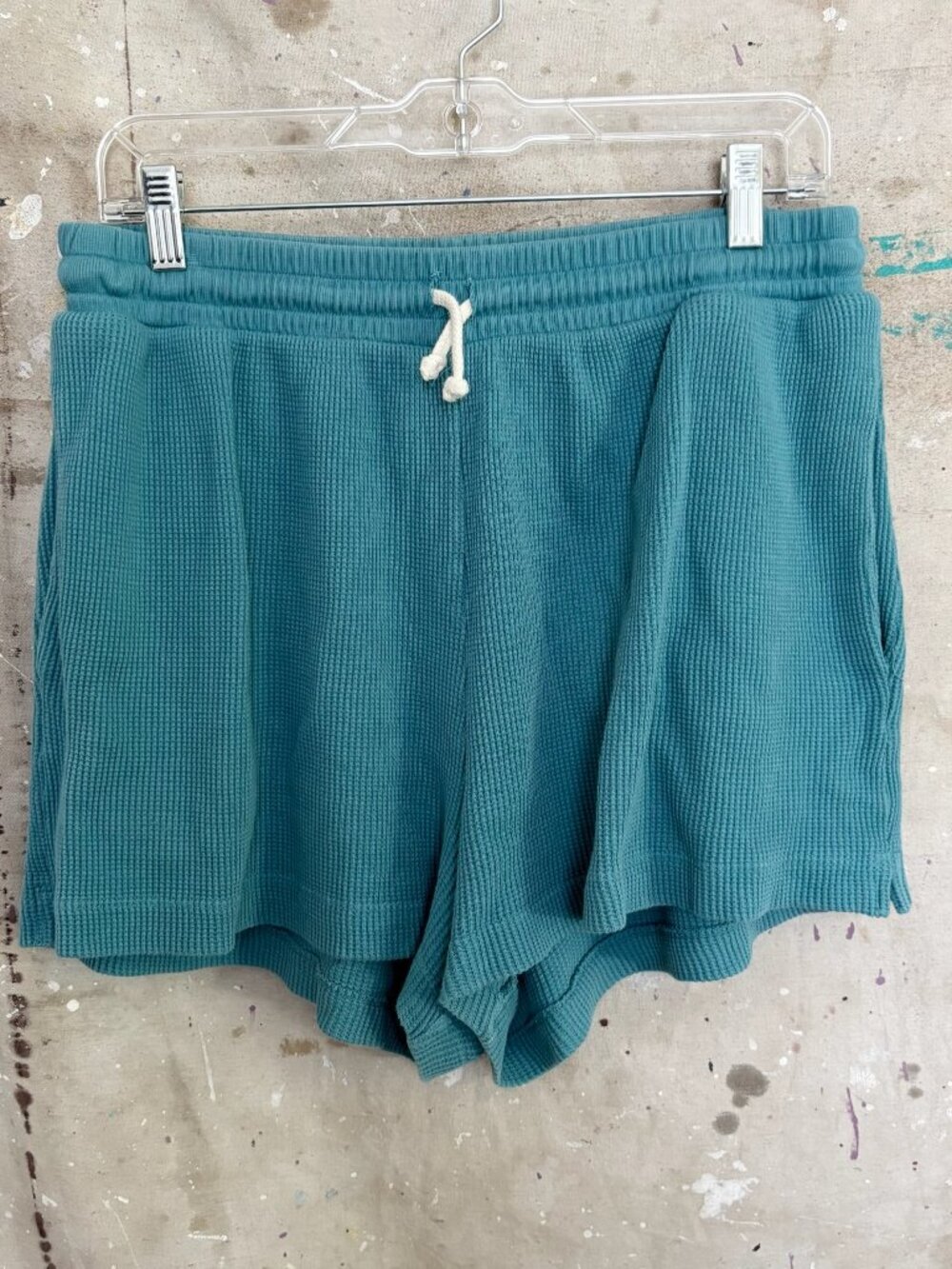 Back Beat Co Organic Cotton Mini Waffle Shorts